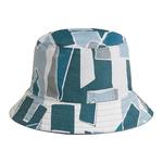 Полиамидная синяя бакетная шляпа для мужчин HERMES - фото 3