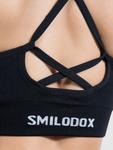 Спортивный бюстгальтер-бралетт Smilodox Cetrina, черный - фото 4