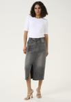 Юбка Kaffe KASINEM, Medium Grey Denim/Grey Denim - фото 2