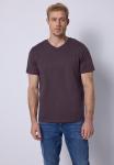 Футболка Street One MEN V-NECK, Rot/Dark Purple - фото