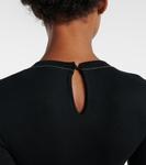 Топ из хлопковой смеси Monili Brunello Cucinelli, черный - фото 6