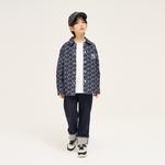 Детская джинсовая рубашка MLB, синий - фото 7