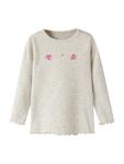 NAME IT Лонгслив 'NMFDARI' в цвете гридж - фото