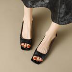 Сандалии женские Zhr, черный - фото 19