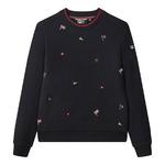 Свитер printing small pattern sports pullover hoodie blue Fila, синий - фото