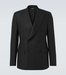 Двубортный льняной пиджак Dolce&Gabbana, черный - фото