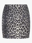 Мини-юбка с гео-принтом леопарда Sisters Point, Multi - фото 4