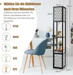 Торшер Costway, черный - фото 5