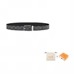 LOUIS VUITTON Мужской кожаный ремень - фото