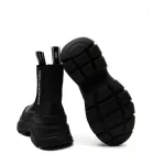 Кожаные лунные сапоги Karl Lagerfeld, черный - фото 4