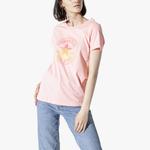 Футболка женская розовая Converse - фото 5