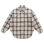Рубашка Acne Studios Flannel Button-Up Shirt, Beige - фото