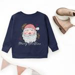 Молодежный свитшот с новогодним принтом Santa Stripes The Juniper Shop, Navy - фото 2