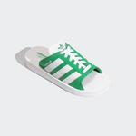 Шлепанцы Adidas GAZELLE BEACH SLIDES, цвет Green/White - фото 4