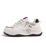 Кроссовки HUANQIU Skateboarding Shoes Women's Low-top, бежевый/черный - фото 6