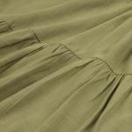 Классическое многоярусное мини-платье - женское Rhythm Rhythm, Olive - фото 2