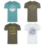 Футболка Mustang Basic Print 4er Pack, разноцветный - фото