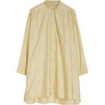 Длинная рубашка на пуговицах JIL SANDER, желтый - фото