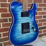 Электрогитара Schecter PT Pro, Trans Blue Burst, Roasted Maple Neck, Locking Tuners - фото 3