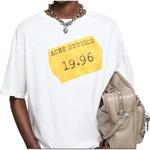 Футболка с принтом логотипа Acne Studios, белый - фото 8