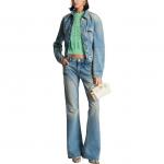 Монограммно-жаккардовый топ BALMAIN, зеленый - фото 7