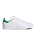 Кроссовки Adidas WMNS STAN SMITH 'EMBOSSED GRAPHICS - WHITE GREEN', белый - фото