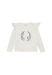 Топ Creamie Long sleeved top, Cloud/Off-White - фото