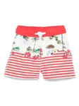 Плавки-шорты в полоску Patachou, красный - фото