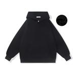 Толстовка унисекс PUNCTILIOUS, Черный (на флисовой подкладке) - фото 2