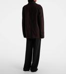 Фабиан куртка из замши The Row, Dark Brown - фото 3