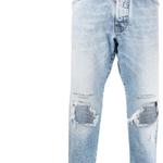 DSQUARED 2 Dsquared2 потертые джинсы прямого кроя - фото 8