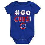 Набор из трех боди Infant Royal/красный/серый Chicago Cubs Born To Win Outerstuff - фото 2