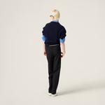 Шерстяные джоггеры Miu Miu, черный - фото 3