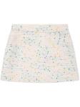 Bonpoint твидовая юбка мини Tonka, белый - фото