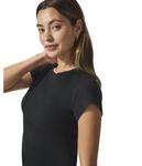 Футболка Splendid Faye Crewneck Tee, черный - фото 3