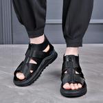 Пляжные сандалии мужские черный Luomaike - фото 4