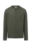 Топ Nils Sundström Long sleeved top, Schilf/Dark Green - фото