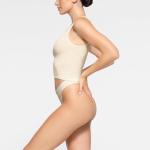 Топ SKIMS Cotton Rib, цвет Bone - фото 3