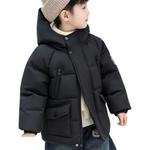 Пуховик для детей 3-7 лет Disney, черный - фото