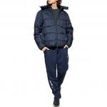 Утепленная куртка с капюшоном ea7 EMPORIO ARMANI, синий - фото 3