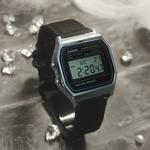 CASIO Часы Unisex YOUTH Black Watch, Silver Small Block Nylon Orange - фото 5