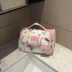 Sanrio Косметичка hello kitty canvas handheld regular women's pink - фото 2
