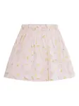 Мини-юбка с вишневым принтом Bonpoint, розовый - фото