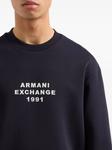 Толстовка с логотипом Armani Exchange, синий - фото 4