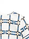 Топ с узором Elisabetta Franchi La Mia Bambina, белый - фото 3