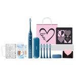 Электрическая зубная щетка FLYCO, синий - фото