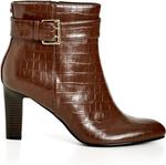 Женские ботильоны City Chic Tory Wide Fit, Choc Brown - фото 3