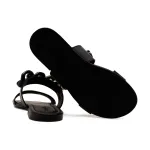 Кожаные тапочки Monyca See by Chloé, черный - фото 4