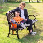 Скамейка садовая Green Water, 150x62x86 см (№03), бронза - фото 4