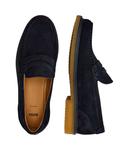 Кожаные мокасины kope_mocc_sd Boss, синий - фото 4